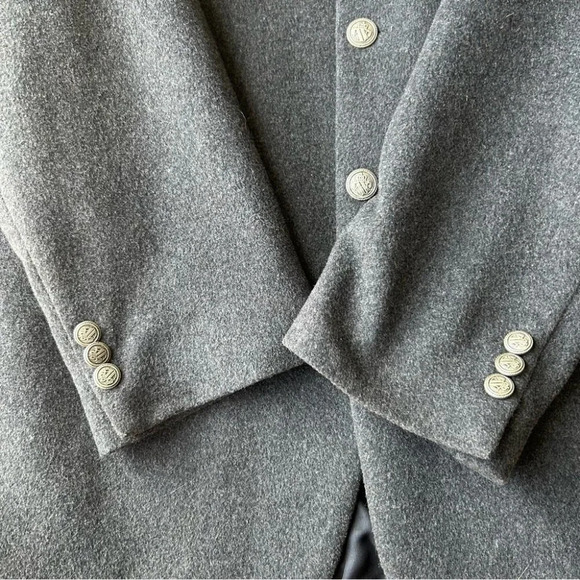 Boulevard Club Soft  Wool Cashmere Blend Blazer Made in Canada - Picture 7 of 14